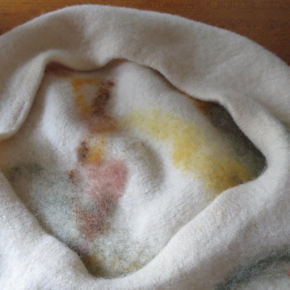 VINTAGE BERET - HAT - FRENCH CHIC - BOHEMIAN STYLE - ONE SIZE - UNBRANDED. - Picture 10 of 10